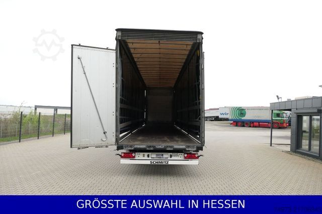Auflieger mit Pritsche & Plane SCHMITZ CARGOBULL Mega Varios 3,05m Innen neue Plane ¤395.-mt