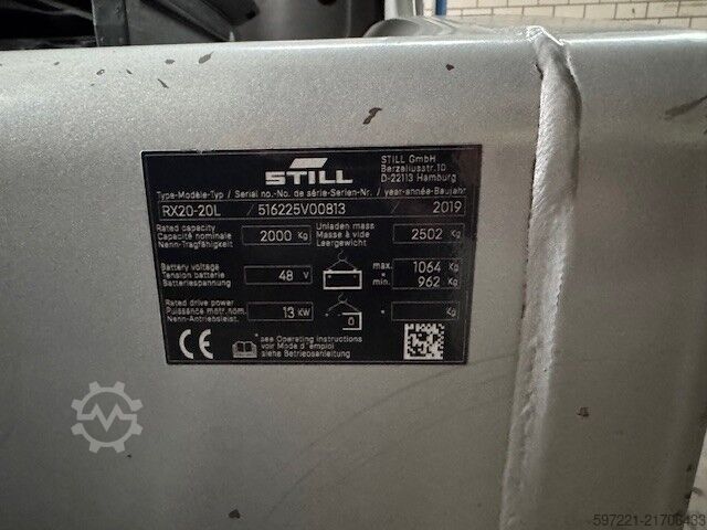 Elektrisch – 3 wielen Still RX 20-20L