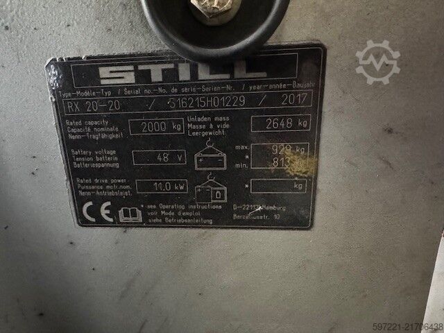 Elektrisch – 3 wielen Still RX20-20