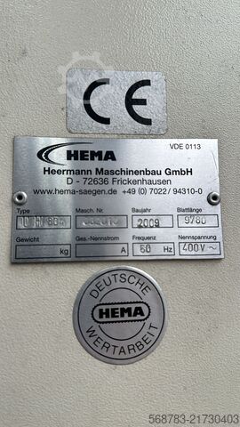 Tračna testera HEMA UH 804