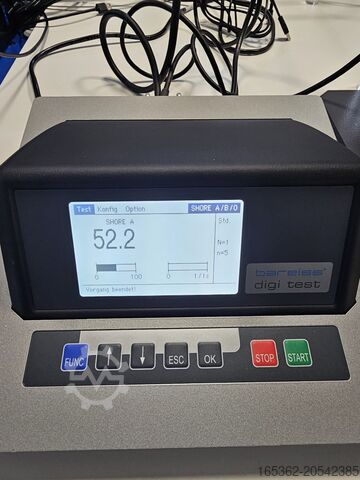 Hardness tester Bareiss Digitest Gummi Kunststoff Härteprüfer