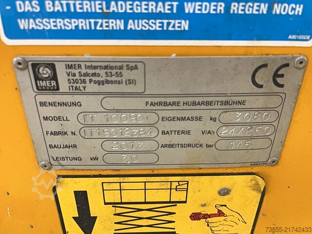 Stół podnoszący nożycowy Iteco IT 10090 (12m)