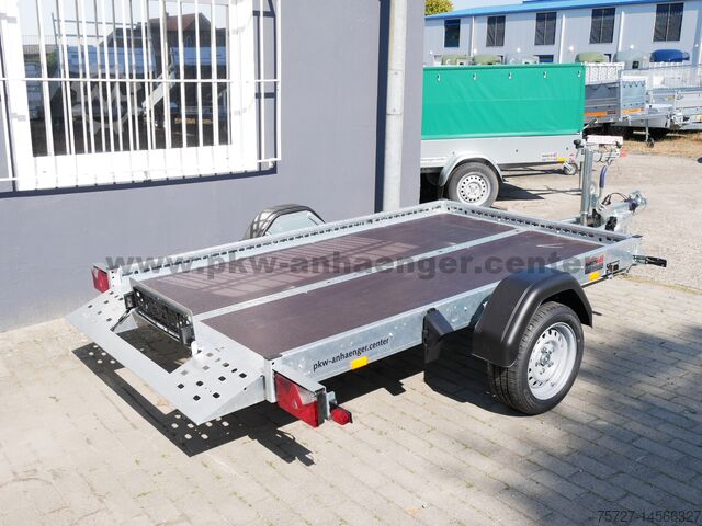 Motorradanhänger STEMA STEMA WOM XT 1300kg 251x153x45cm Absenka