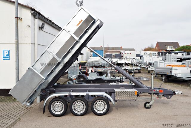 Aanhangwagen Vezeko Absetzmuldenanhänger KONOS35-3 Tridem C