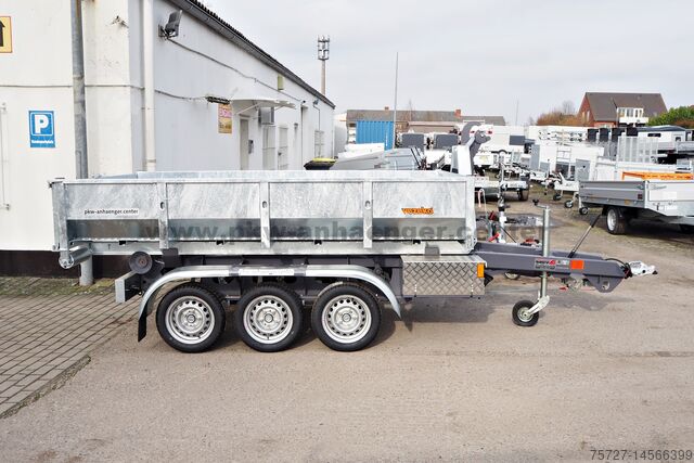Aanhangwagen Vezeko Absetzmuldenanhänger KONOS35-3 Tridem C