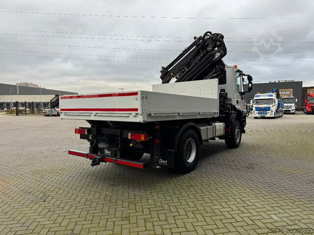 Vrachtwagen met kraan Iveco Trakker 410 4x4 Hiab 244-5 + Fly jib , winch 12...
