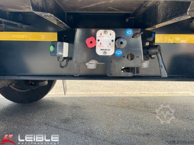 Lesnický návěs na klády KÖGEL S24-1 Plateau Rungen *Liftachse*Palettenkasten