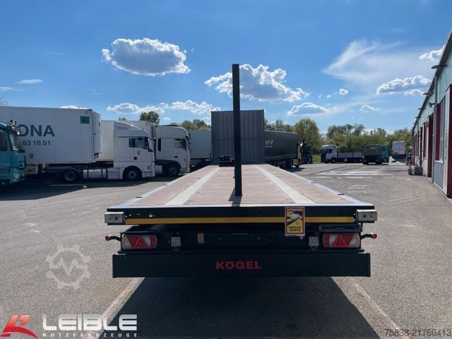 Çalışma platformlu yarı römork KÖGEL S24-1 Plateau Rungen *Liftachse*Palettenkasten