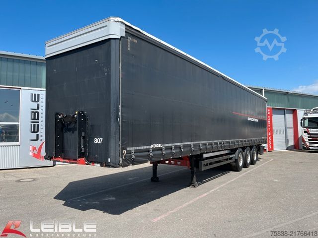 Åben sættevogn med presenning KÖGEL SN24*Standard Tautliner*SAF*Reifen 100%*