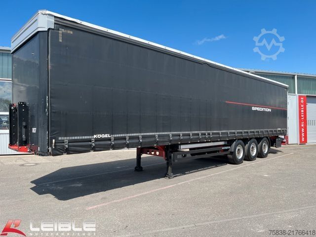 Åben sættevogn med presenning KÖGEL SN24*Standard Tautliner*SAF*Reifen 100%*