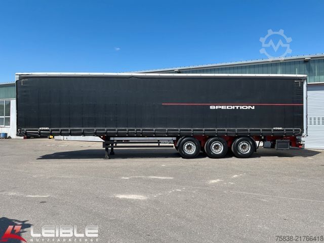 Åben sættevogn med presenning KÖGEL SN24*Standard Tautliner*SAF*Reifen 100%*