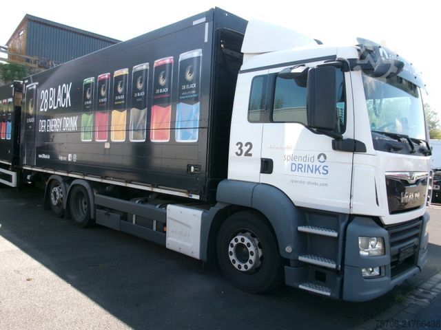 Camião de bebidas MAN 26.460 TGS*kpl. Zug*2x 2,5to LBW*38Pal*Lift/Lenk