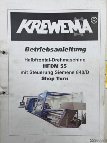 Torno CNC com eixo C Krewema HFDM55 Krewema HFDM 55