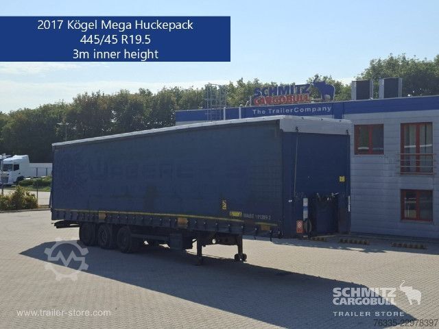 Semi-remorque bâchée Kögel Curtainsider Mega