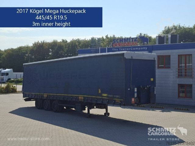 Semi-remorque bâchée Kögel Curtainsider Mega