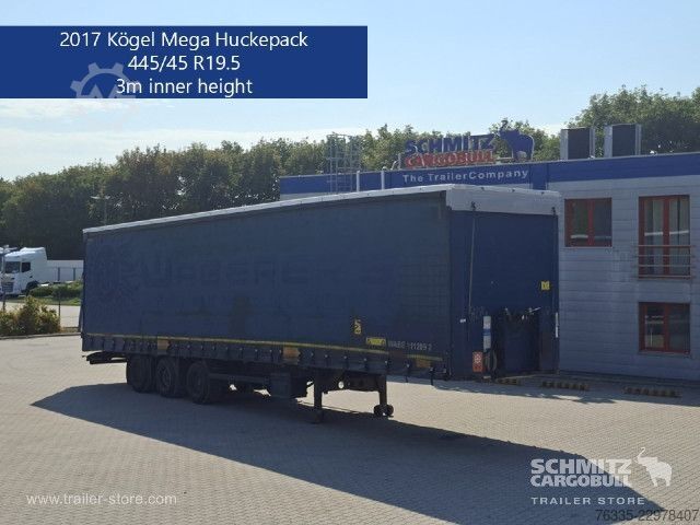 Semi-remorque bâchée Kögel Curtainsider Mega
