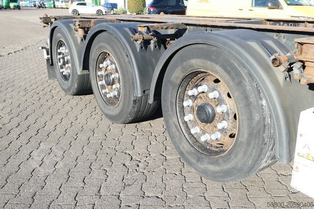 Wissellaadbak oplegger KRONE SD, Container-Chassis, Heckausschub, Luft-Lift