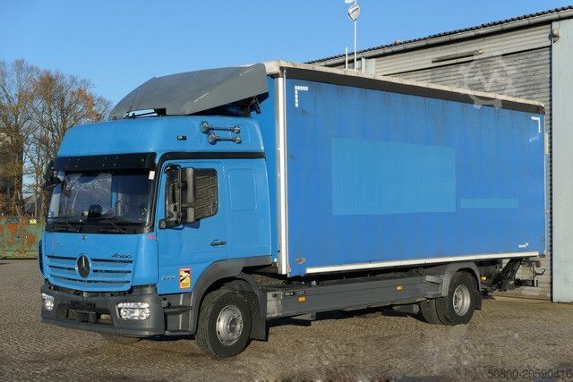 Ladbil med presenning MERCEDES-BENZ 1330 Atego 4x2, Schlafliege, LBW, AHK, Klima