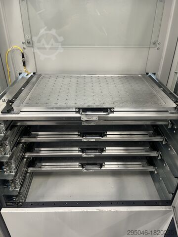 CNC-harddraaibank met robotcel Hardinge CNC-Drehmaschine / FMB Unirobot GT27SP GG-305SP