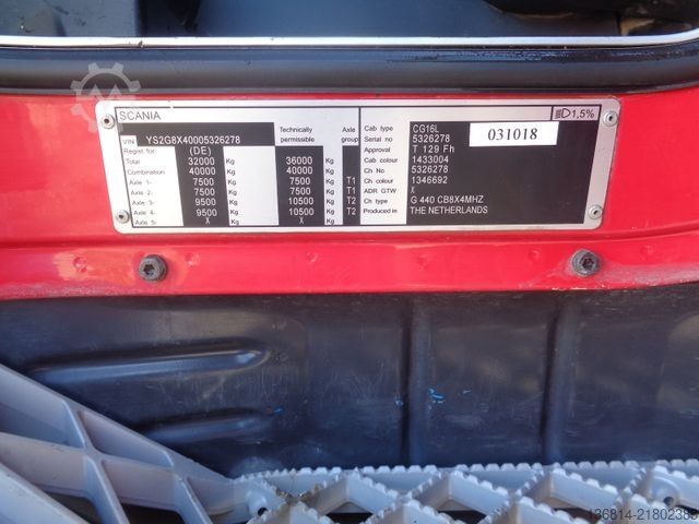 Camião basculante SCANIA G 440 BB 8x4 Meiller Bordmatik AHK Retarderr