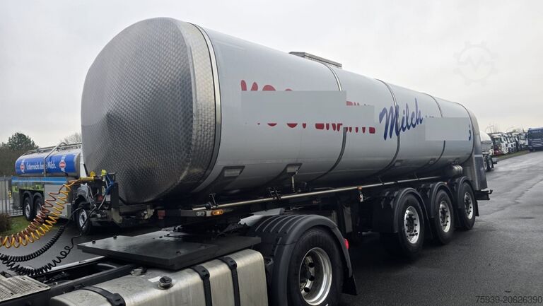 Semi-reboque tanque  Edelstahltankauflieger 28.000 l - ISOLIERT