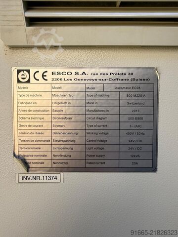 Automatický soustruh ESCO EC08