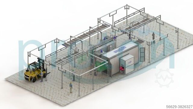 Tyčové dopravníkové systémy PROTON Bar Transferred Conveyor