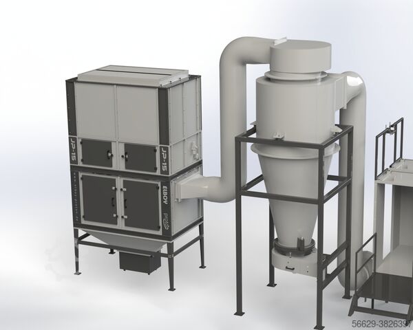 Poederfabriek PROTON Monozyklon & Jet-Puls-Filtereinheit