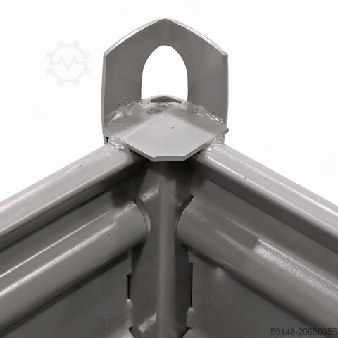 Gebrauchte Stapelboxen Stahl feste Konstruktion Stapelbehälter mit vier geschlossenen Kruizinga 102866S-GB