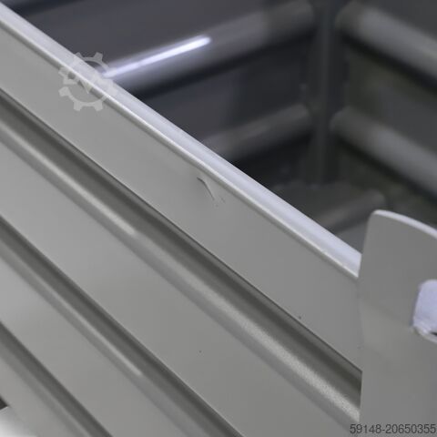 Gebrauchte Stapelboxen Stahl feste Konstruktion Stapelbehälter mit vier geschlossenen Kruizinga 102866S-GB