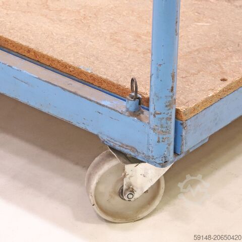 Używane wózki transportowe do mebli typu L, sztaplowane, dł.: 1150, szer.: 1300, wys.: 1880 (mm). Kruizinga 98-7497GB