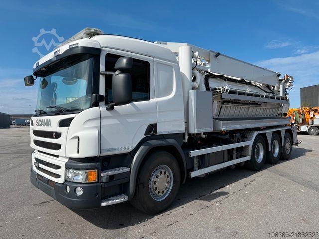Vakuumtanktankvogn SCANIA P450 8x4*4 Hvidtved Larsen FlexLine 412 PED