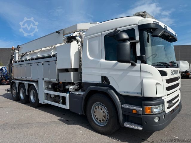 Vakuumtanktankvogn SCANIA P450 8x4*4 Hvidtved Larsen FlexLine 412 PED