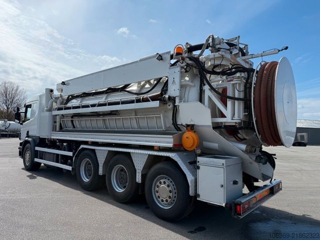 Vakuumtanktankvogn SCANIA P450 8x4*4 Hvidtved Larsen FlexLine 412 PED