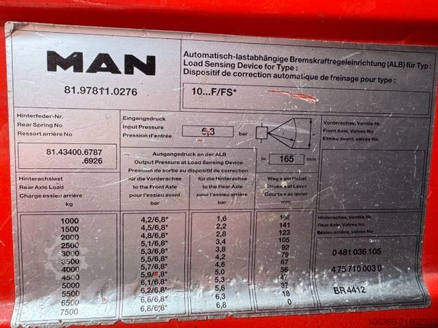 Anden MAN VW 10.150 4x2 Fire truck
