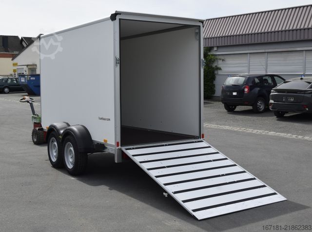 Dobozos pótkocsi HUMBAUR Koffer HK 253015-18P mit Überfahrwand