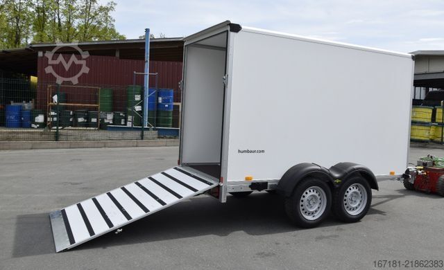 Dobozos pótkocsi HUMBAUR Koffer HK 253015-18P mit Überfahrwand