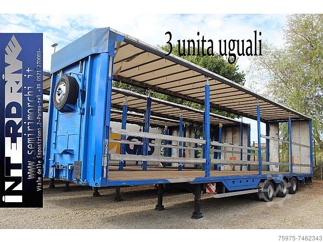 Mașini de construcții cu încărcător jos Meusburger semirimorchio centinato ribassato buche usato