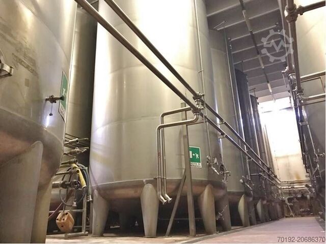 100.000 liters lagertank i V4A rustfrit stål K0192