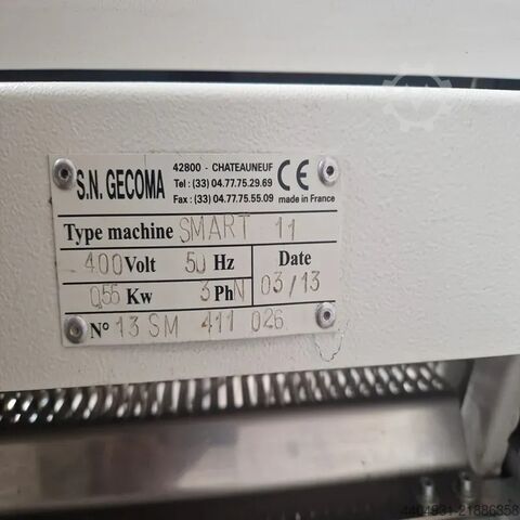Fatiadora de pão semiautomática GECOMA SMART