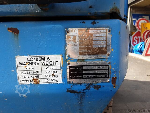 Lánctalpas daru Maeda LC 785-6 BF (16m)