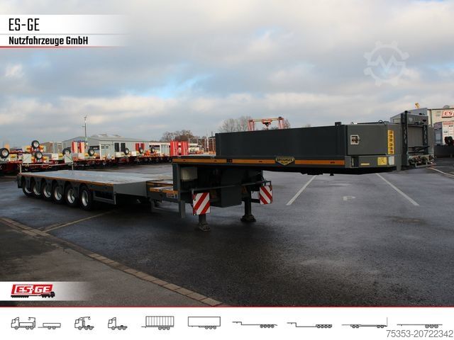 Dieplader oplegger BROSHUIS 6-Achs-Satteltieflader - teleskopierbar