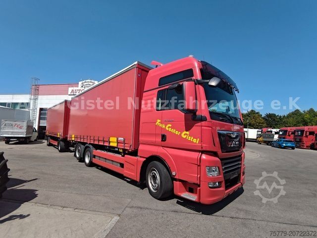 Felépítménycserélő teherautó MAN TGX 26.510 6x2-4 LL*WB*Krone AZ18 + Krone WP7.3