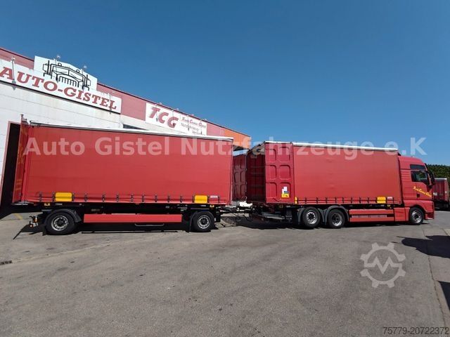 Felépítménycserélő teherautó MAN TGX 26.510 6x2-4 LL*WB*Krone AZ18 + Krone WP7.3