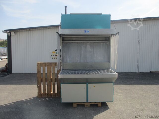 Splashback slijptafel Beck Absaugwand mit Spritzgerät BE AL 150/70 (2956)