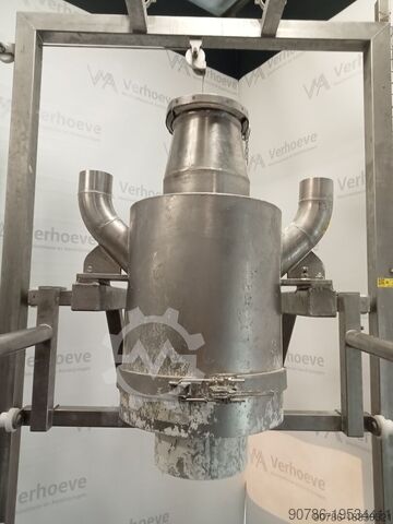 Estación de llenado de máquinas de llenado de bolsas grandes de acero inoxidable VD Procestechniek