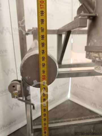 Estación de llenado de máquinas de llenado de bolsas grandes de acero inoxidable VD Procestechniek