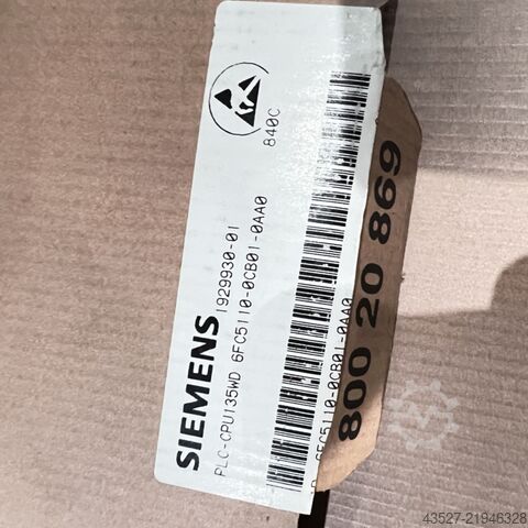 Elektronica / PLC-besturingen SIEMENS 6FC5110-0CB01-0AA0