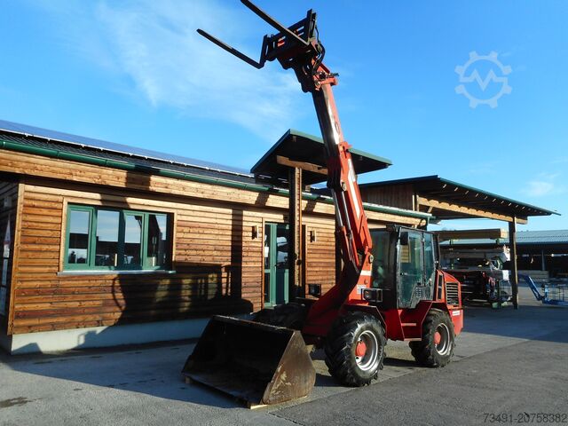 Radlader Schäffer 870T mit Teleskoparm und Euro Aufnahme
