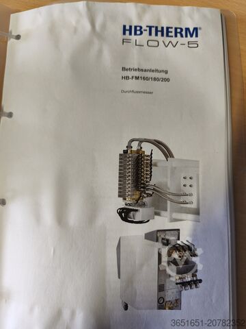 Durchflußmesser Temperaturüberwachung HB-Therm Flow 5